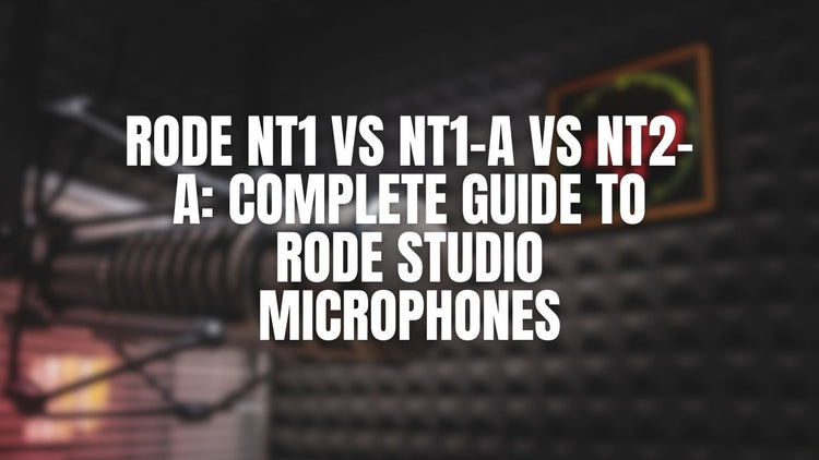 Node Nt1 Rode NT1 vs NT1-A vs NT2-A: Complete Guide to Rode Microphones – Pro ...