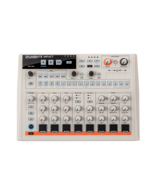 Arturia DrumBrute Impact 1984 Analog Drum Machine (Limited-Edition White)