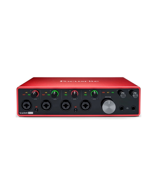Focusrite Scarlett 18i8 USB-C Audio/MIDI Interface (3rd Generation) - Online Buy in India