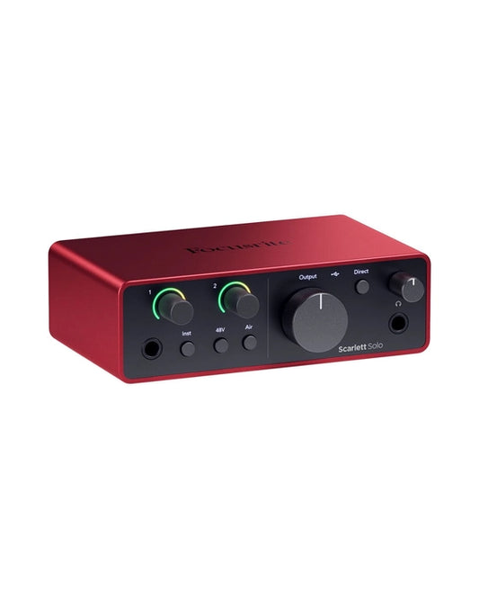 Focusrite Scarlett Solo USB-C Audio Interface (4th Generation) - Online Buy in India