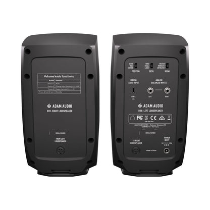 Adam Audio D3V Active Desktop Monitoring System (Black)