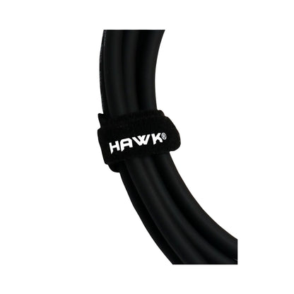 Hawk TMPLU03 3.5mm TRS Male to Dual 6.35mm TS Male Y Cable - 3 Meter (Black)