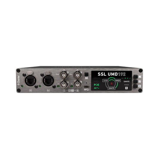 Solid State Logic UMD192 Portable 192-Channel USB-C Dante/MADI Audio Interface
