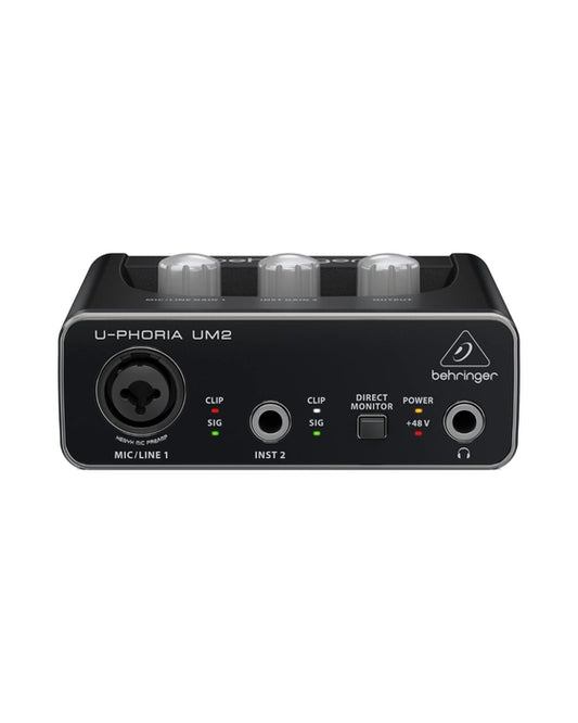 Behringer U-Phoria UM2 2 x 2 Audio Interface With USB 2.0