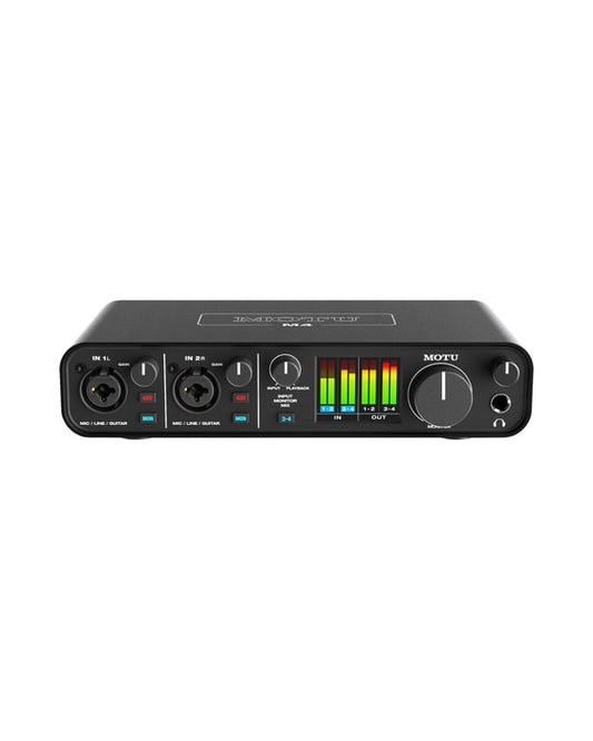 MOTU M4 4x4 USB-C Audio Interface with Loopback & ESS Sabre32 DAC - Online Buy in Mumbai India