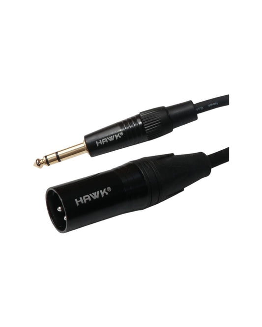 Hawk SXSG010 TRS Male to XLR Male Cable - 3 Meter