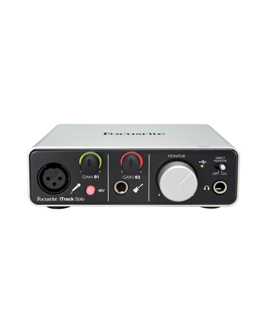 Focusrite iTrack Solo Desktop 2x2 USB/Lightning Audio Interface - Online Buy in India