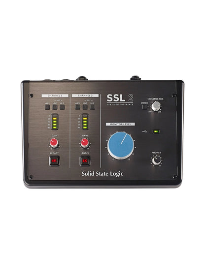 Solid State Logic SSL 2 Desktop 2x2 USB Type-C Audio Interface