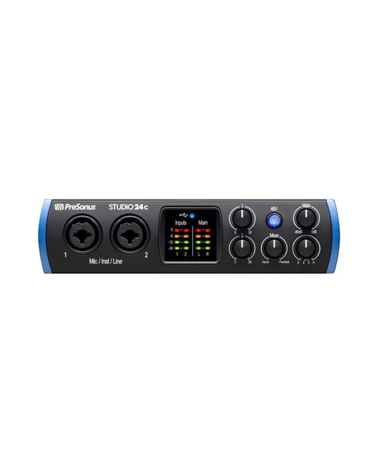 PreSonus Studio 24c Desktop 2x2 USB Type-C Audio Interface