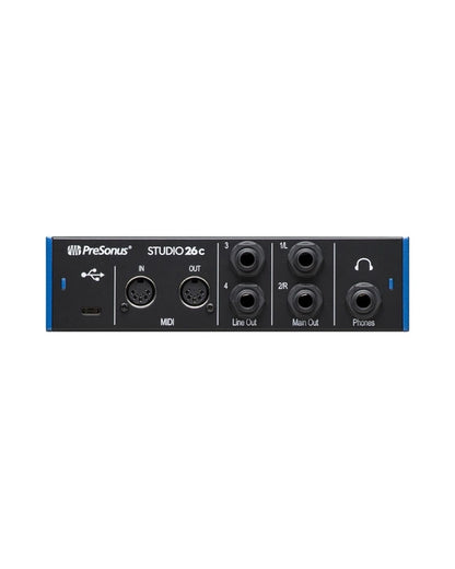 PreSonus Studio 26c Desktop 2x4 USB Type-C Audio Interface