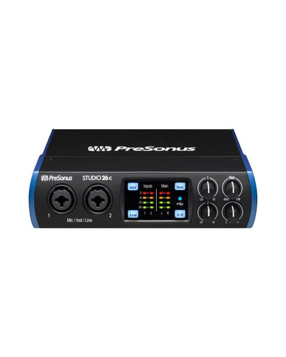 PreSonus Studio 26c Desktop 2x4 USB Type-C Audio Interface
