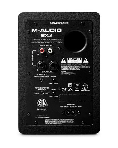 M-Audio BX3 Active 2-way 3.5" 120W Speakers (Pair)