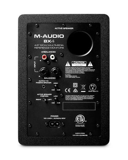 M-Audio BX4D3 Active 2-way 4.5" 120W Speakers (Pair)